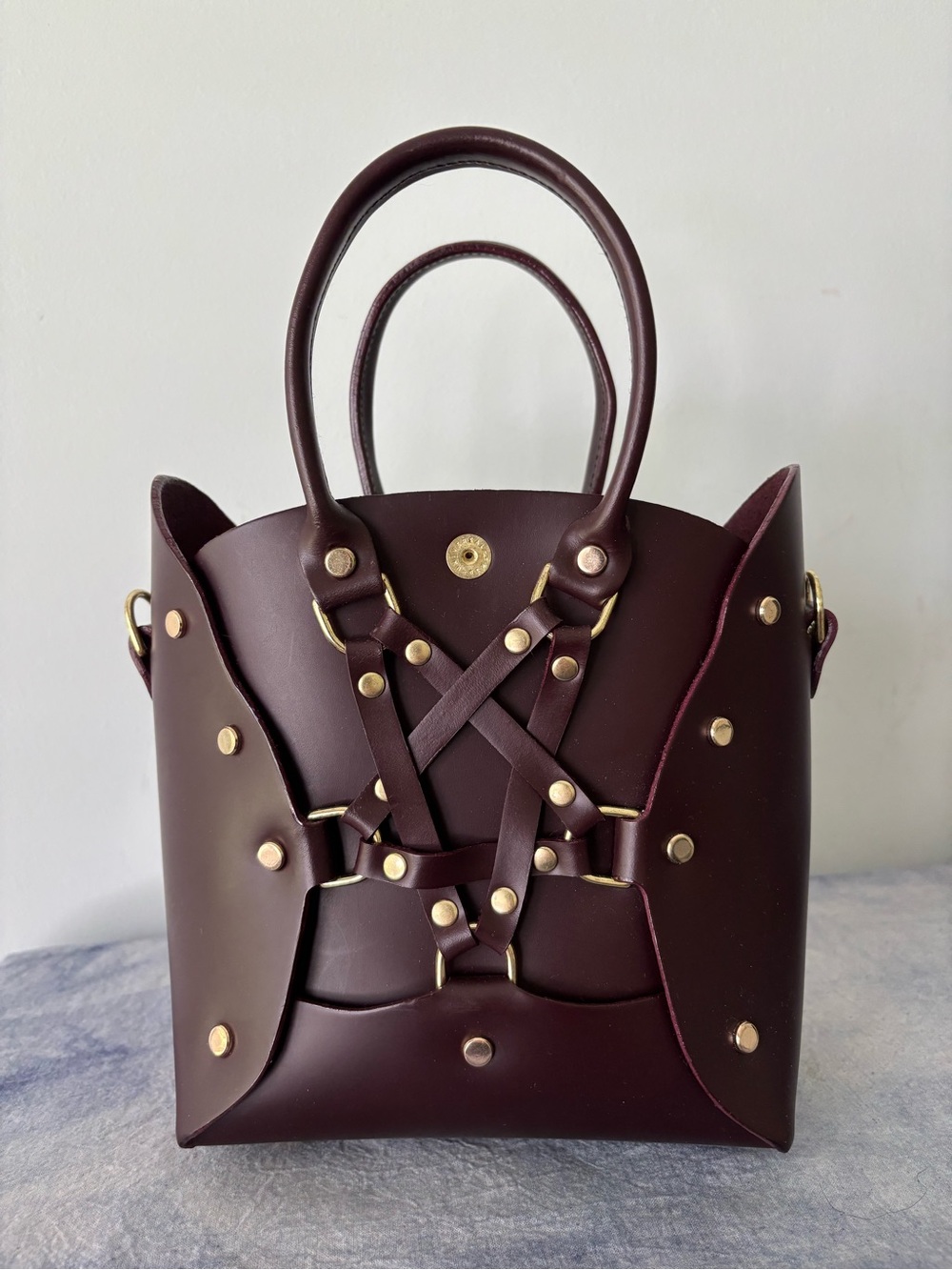 Zana Bayne Mini Pentagram Bag - Oxblood - Picture 3 of 10